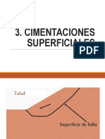 3. CIMENTACIONES SUPERFICIALES