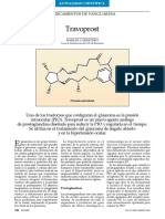 Travoprost: nuevo análogo de prostaglandina para reducir la presión intraocular