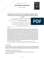 Classification of Precast Concrete Segme