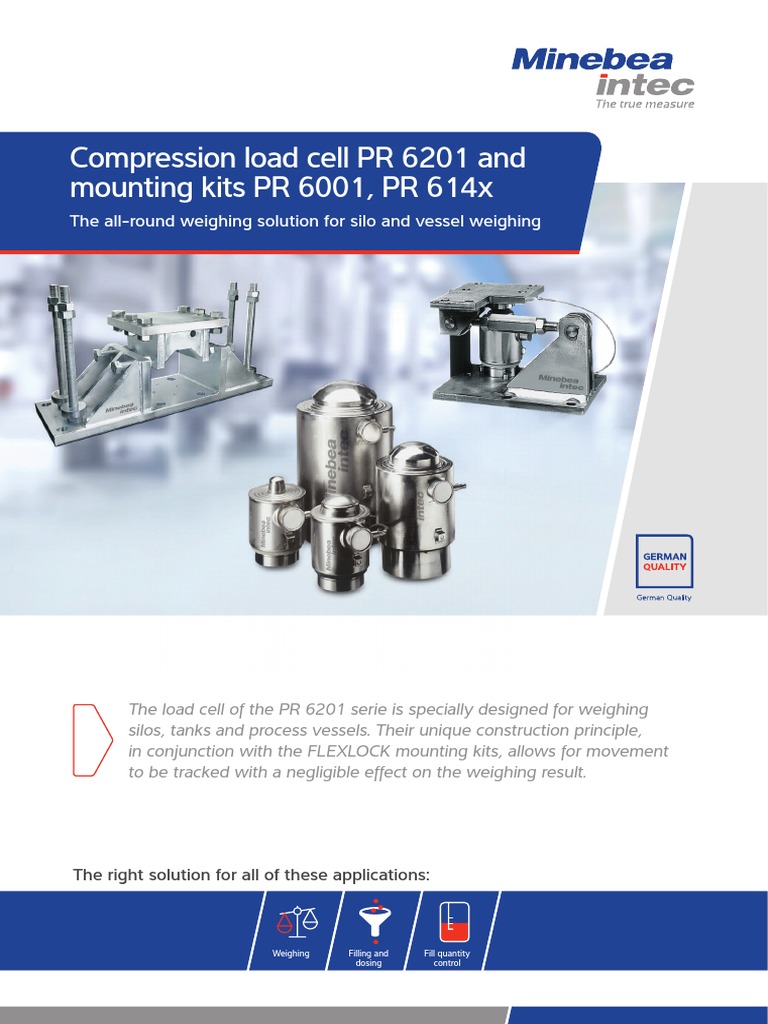 PR 6201 Load Cell Specifications | PDF | Electrical Resistance And ...
