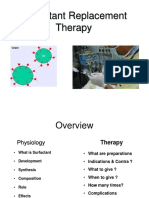 Surfactant Replacement Therapy