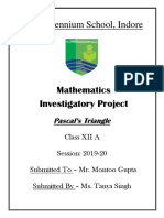 Maths Project 12th 2019 - 2