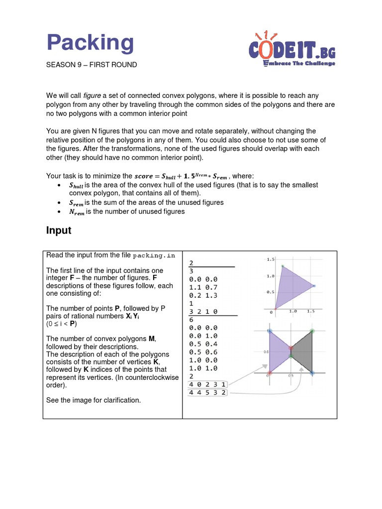 Convex Hull Packing Optimization | PDF | Polygon | Convex Set