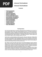 Trial Notebook Preparation Guide | PDF | Deposition (Law) | Witness