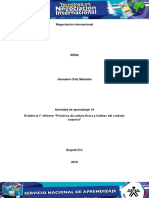 Actividad de Aprendizaje 10 Ejercicios de Cultura Fisica