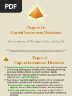 Capital Investment Decisions: Cornerstones of Managerial Accounting, 4e