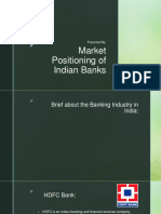 Market Positioning of Indian Banks: Presented by