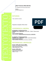 7 Curriculum Vitae Modulable Verde