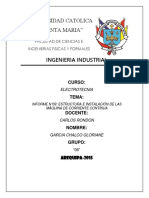 Estructura e Instalacion de Las Maquina de Corriente Continua