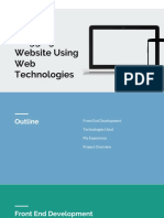 Custom Blogging Website Using Web Technologies