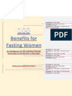 100 Benefits For The Fasting Women