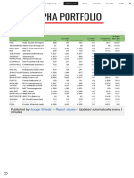 Pricetiming - Alpha List