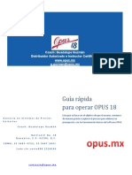 Guia Rapida Opus 18 07 de Noviembre Del 2019