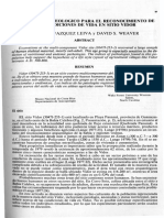 Vazquez Leiva and Weaver 1980 Un Analisis Osteologico para El Reconocimiento de Las Condiciones de Vida en Sitio Vidor