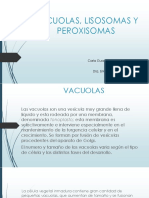 Vacuolas, Lisosomas y Peroxisomas