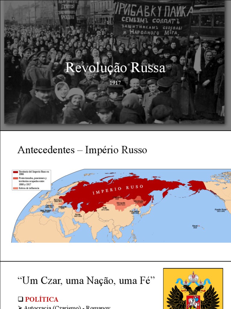 Revolução Russa de 1917: Causas e Consequências | PDF | Revolução Russa ...