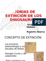 TEorias de Extincion de Los Dinosaurios