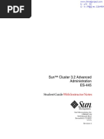 ES445 Sun Cluster 3 2 Advanced Administration SG PDF