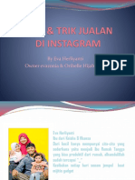 Tips & Trik Jualan Di Instagram by Eva Herliyanti