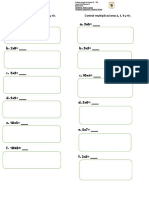 Control Multiplicaciones