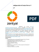 Instalación y Configuración de Zentyal Server 5