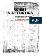 Exercises in Stylistics by Concepcion Villar Bergnes