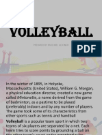 Volleyball: Prepared by Paul Niel Alfonso