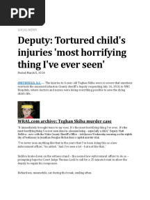 Child Abuse Cases