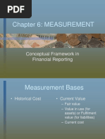 Chapter 6: MEASUREMENT: Conceptual Framework in Financial Reporting