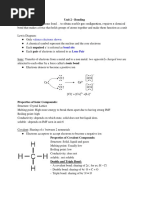 Valence Electrons Shown: Unit 2 - Bonding