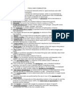 Fuels Combustion Chemical Reactions Properties Analysis Types