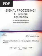 Session 8 - LTI Systems (III) - Convolution