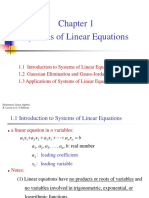 Systems of Linear Equations