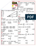 Ficha de Ejercicios de TRIGONOMETRIA N°08 4° y 5° de Secundaria