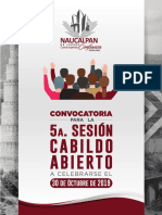 Sesión Cabildo Abierto Naucalpan