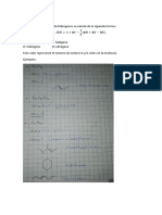 El Índice de Deficiencia de Hidrógenos Se Calcula de La Siguiente Forma: 1 + # 1 2 (# + # # )