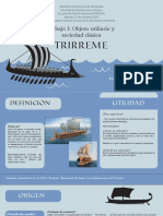 Trirreme: la nave de guerra de la antigua Grecia