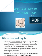 Discursive Writing Guide