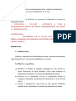 A Importância Da Afetividade No Processo de Adaptação Da Creche