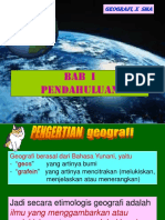 Pengertian Geografi