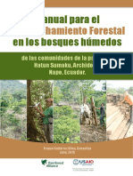 Manuañ de Aprovechamuento Forestal