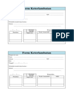 Form Keterlambatan