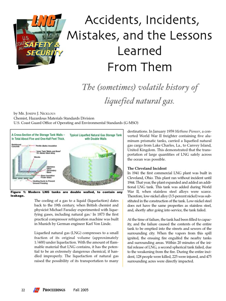 LNG Safety and Accident History | PDF | Liquefied Natural Gas | Natural Gas