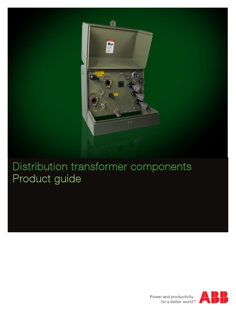 ABB Distribution Transformer Components | PDF | Fuse (Electrical ...