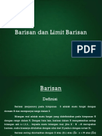 Barisan Dan Limit Barisan