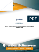 Juniper: JN0-647 Exam