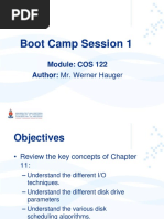 Boot Camp Session 1: Module: COS 122 Author: Mr. Werner Hauger