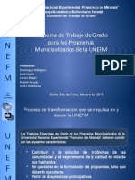 Normas y Lineamientos de Proyectos y Trabajos de Grado