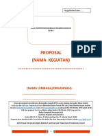 Template Proposal Program Kemaslahatan 2019 - Khusus Sosial Keagamaan