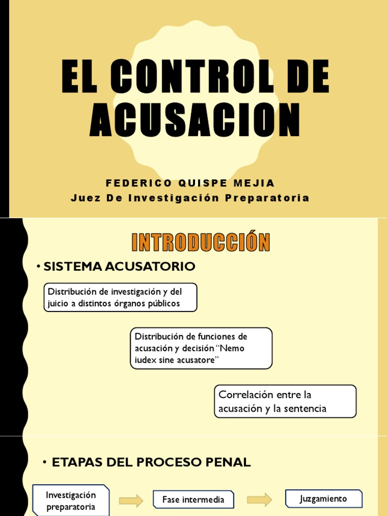 Control de Acusación en el Proceso Penal | PDF | Derecho penal | Apelación